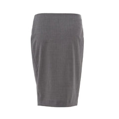 Lardini Chic Gray Wool Pencil Skirt - IT40|S - Skirts