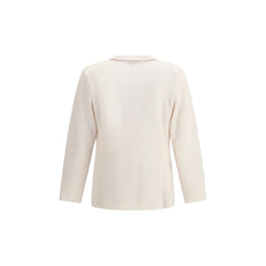 Lardini Cream Wool Coat