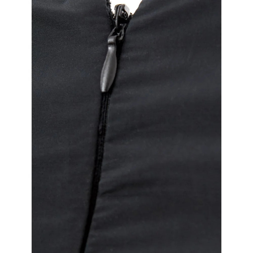 Lardini Elegant Black Polyester Dress - IT40|S - Dresses