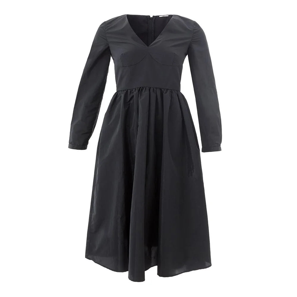 Lardini Elegant Black Polyester Dress - IT40|S - Dresses