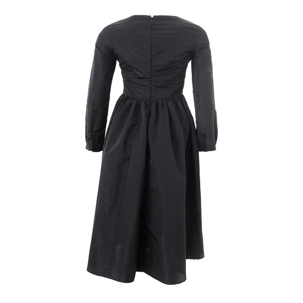 Lardini Elegant Black Polyester Dress - IT40|S - Dresses