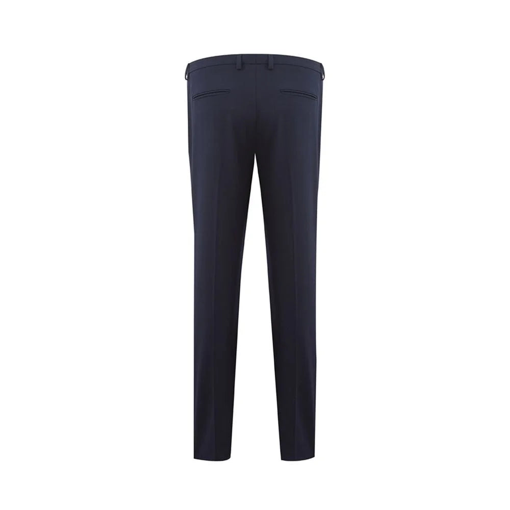 Lardini Elegant Blue Wool Pants for Women - IT40|S - Trousers