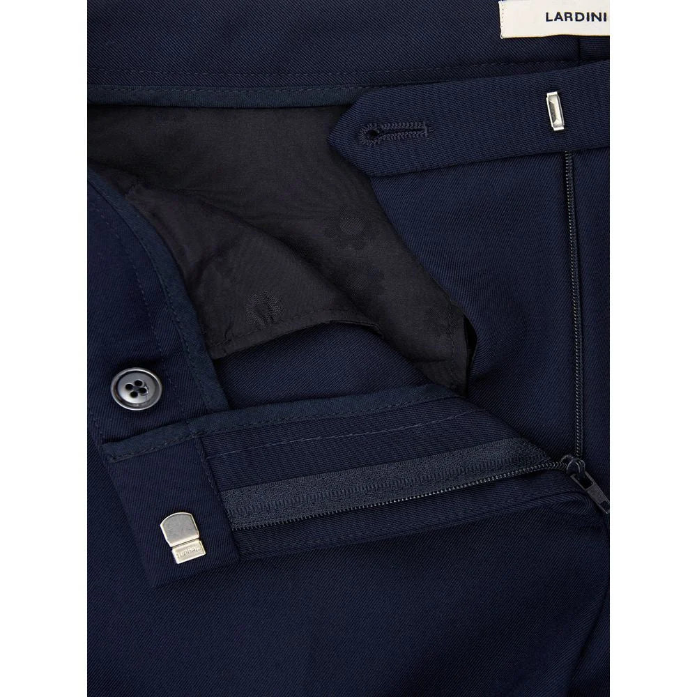 Lardini Elegant Blue Wool Pants for Women - IT40|S - Trousers