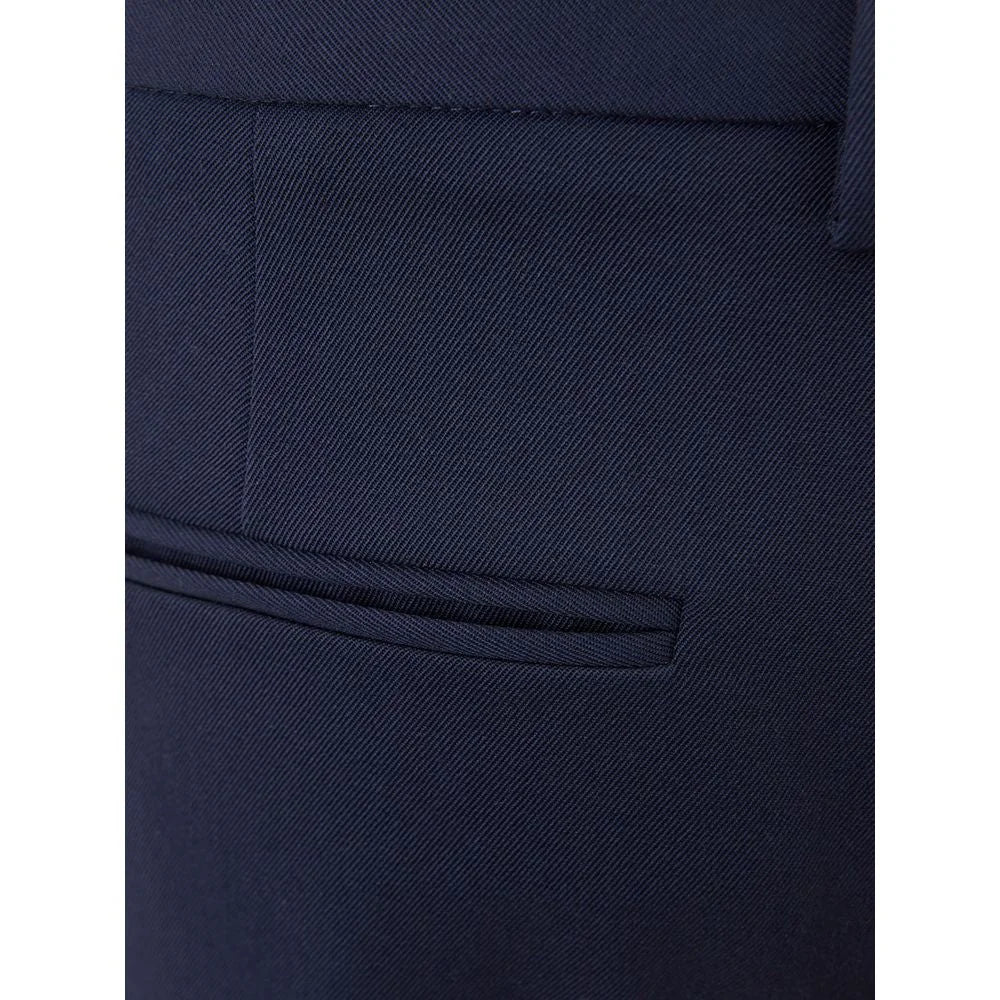 Lardini Elegant Blue Wool Pants for Women - IT40|S - Trousers