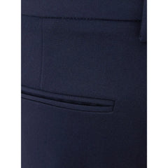 Lardini Elegant Blue Wool Pants for Women - IT40|S - Trousers