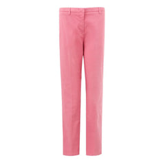 Lardini Elegant Cotton Pink Trousers for Sophisticated Style - IT42|M - Trousers