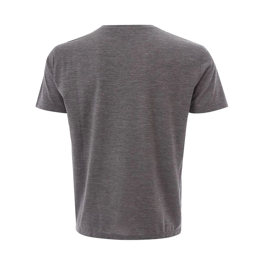Lardini Elegant Gray Woolen Designer T-Shirt - XXL - T-Shirts