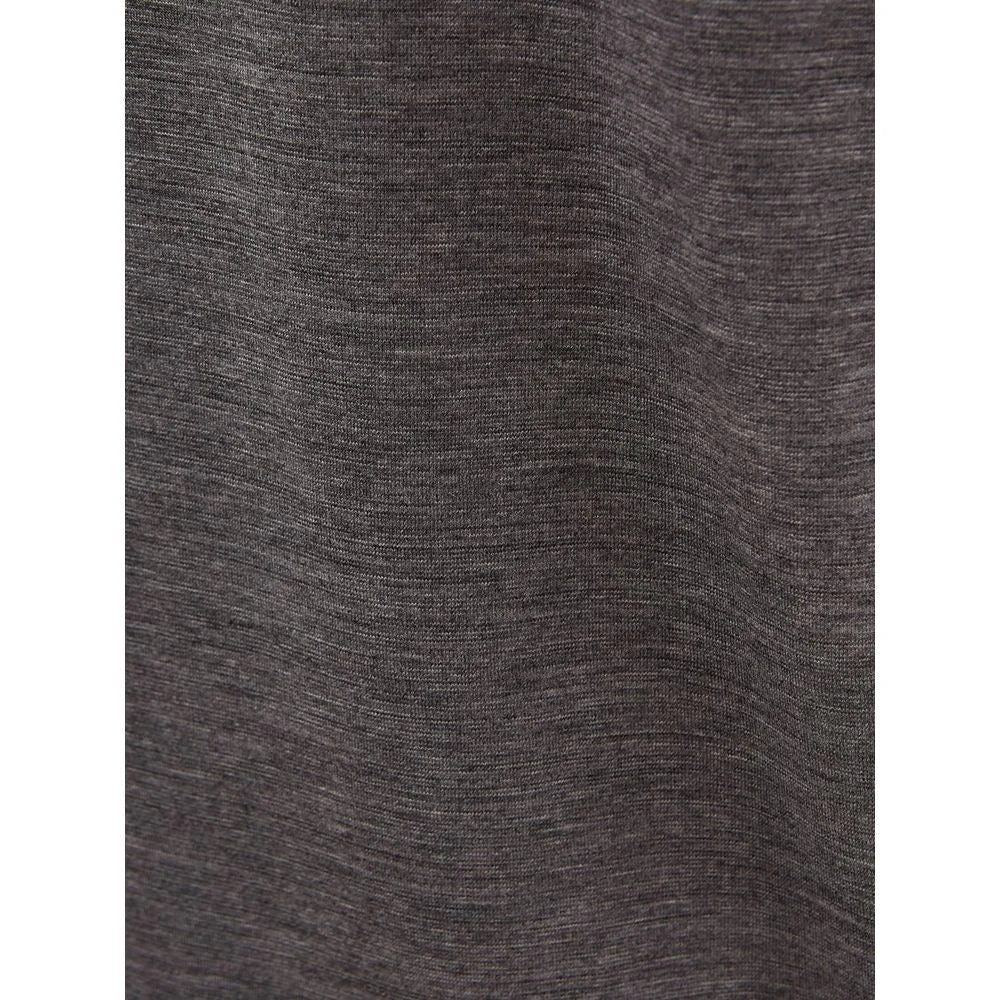 Lardini Elegant Gray Woolen Designer T-Shirt - XXL - T-Shirts