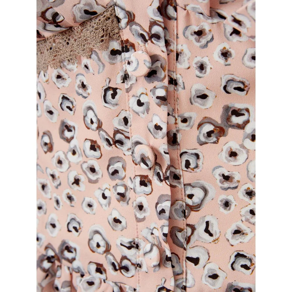 Lardini Elegant Pink Acetate Dress for Evening Elegance - IT40|S - Dresses