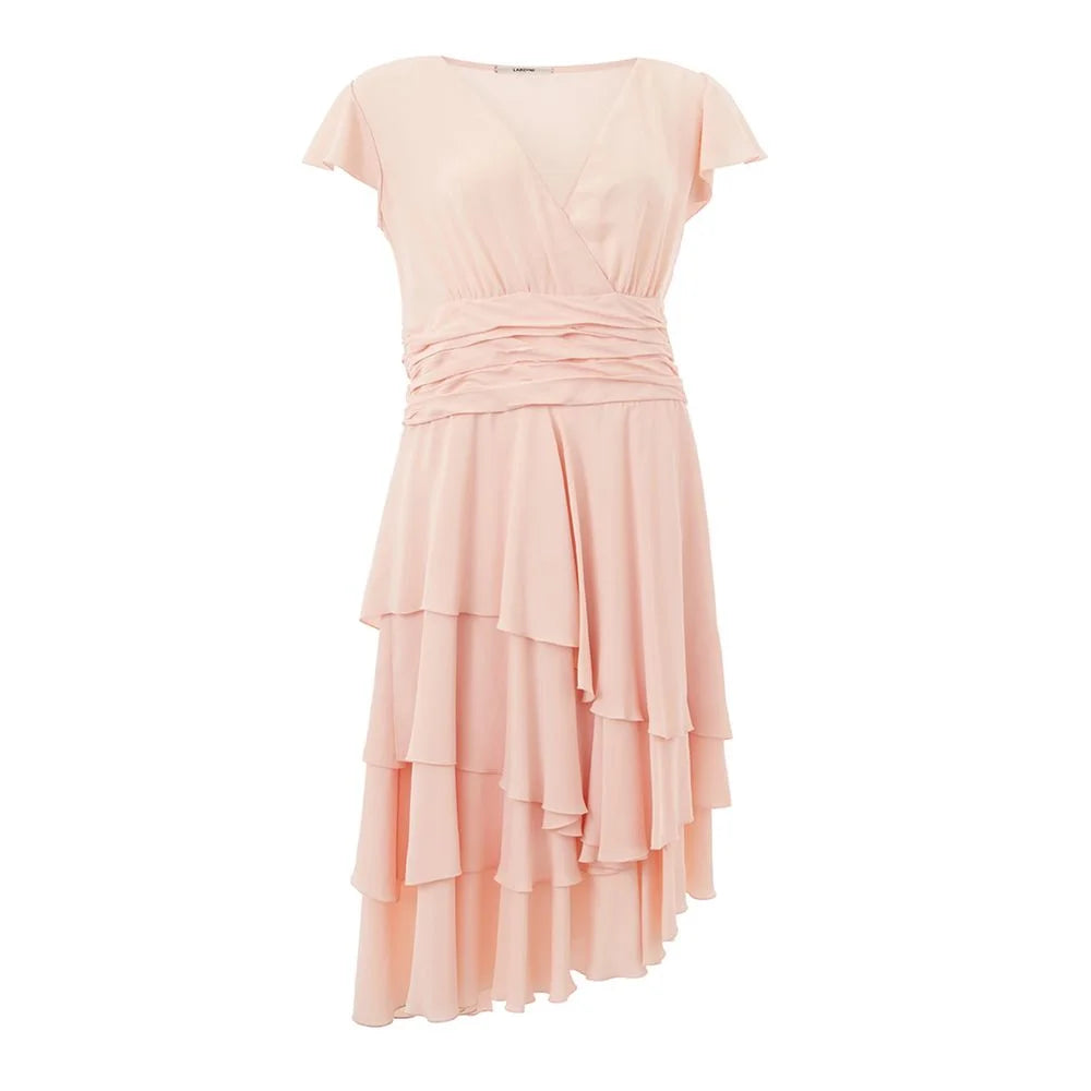Lardini Elegant Pink Acetate Dress - IT40|S - Dresses