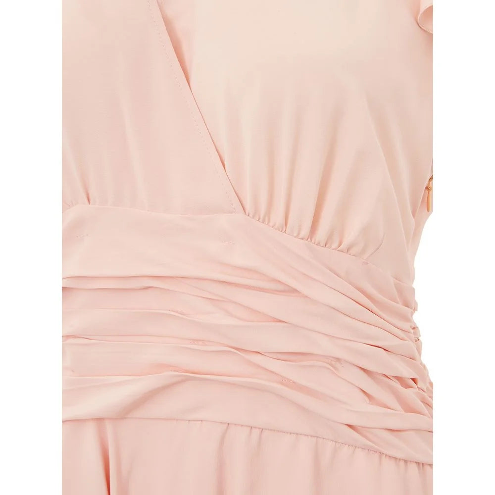 Lardini Elegant Pink Acetate Dress - IT40|S - Dresses