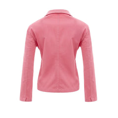 Lardini Elegant Pink Cotton Jacket for Her - Coats & Jackets