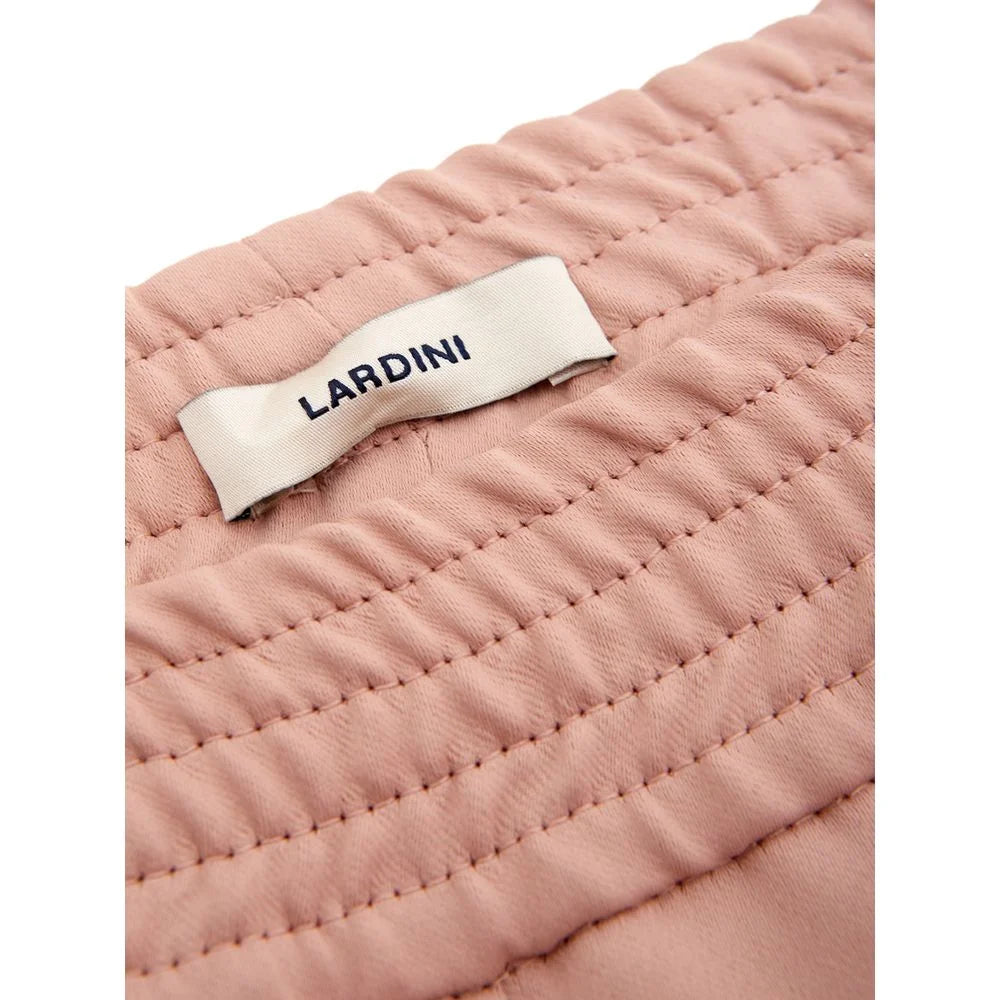 Lardini Elegant Pink Polyester Pants for Women - IT40|S - Trousers