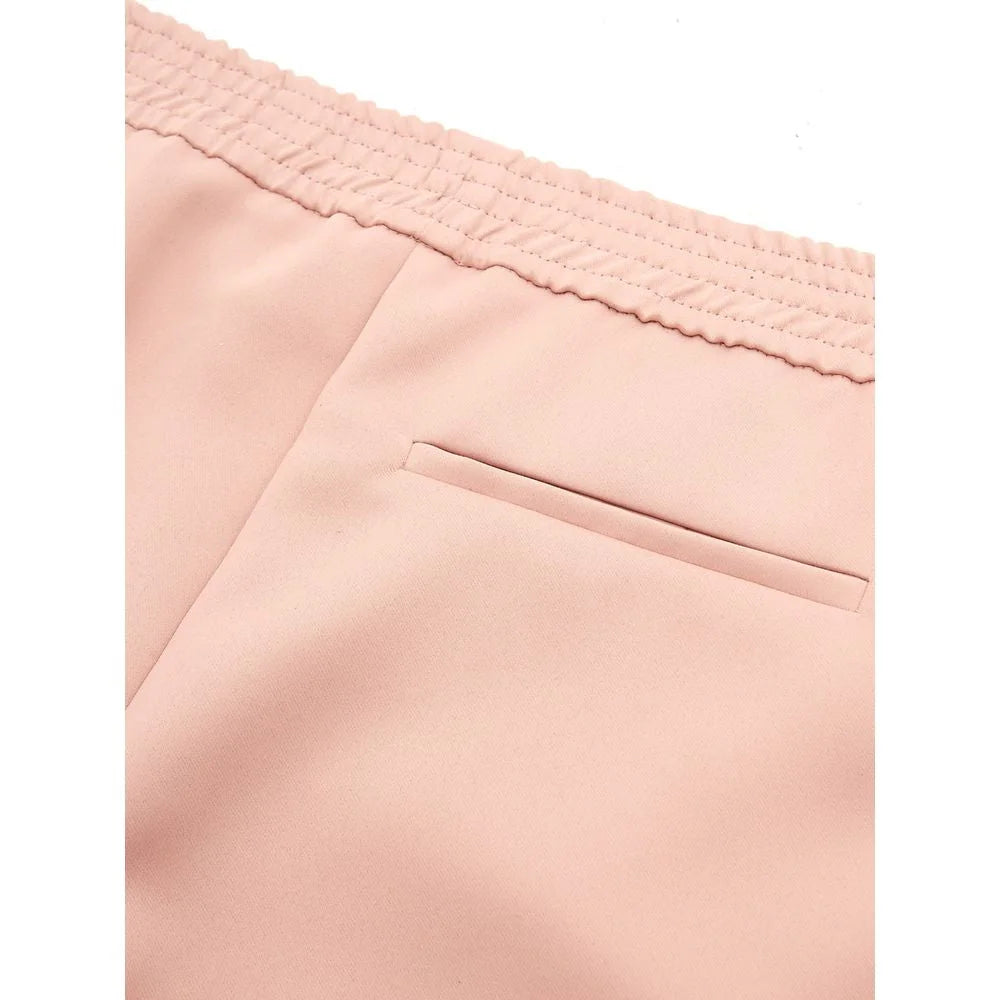 Lardini Elegant Pink Polyester Pants for Women - IT40|S - Trousers
