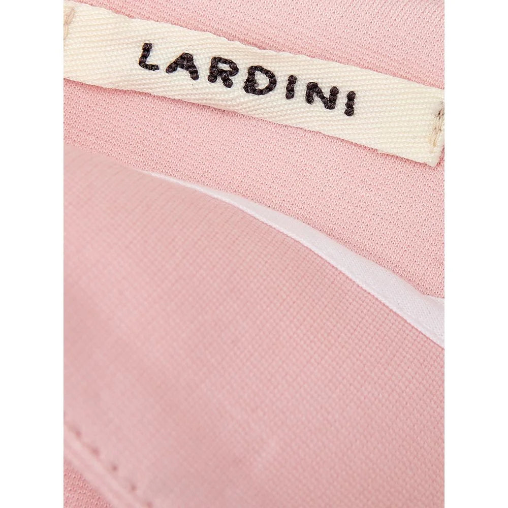 Lardini Elegant Pink Viscose Pants for Chic Style - IT42|M - Trousers