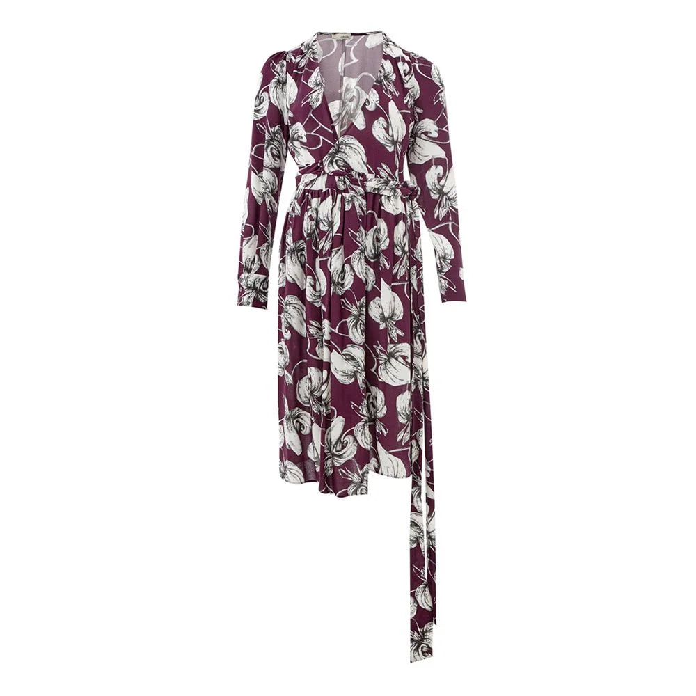 Lardini Elegant Purple Viscose Dress - IT40|S - Dresses