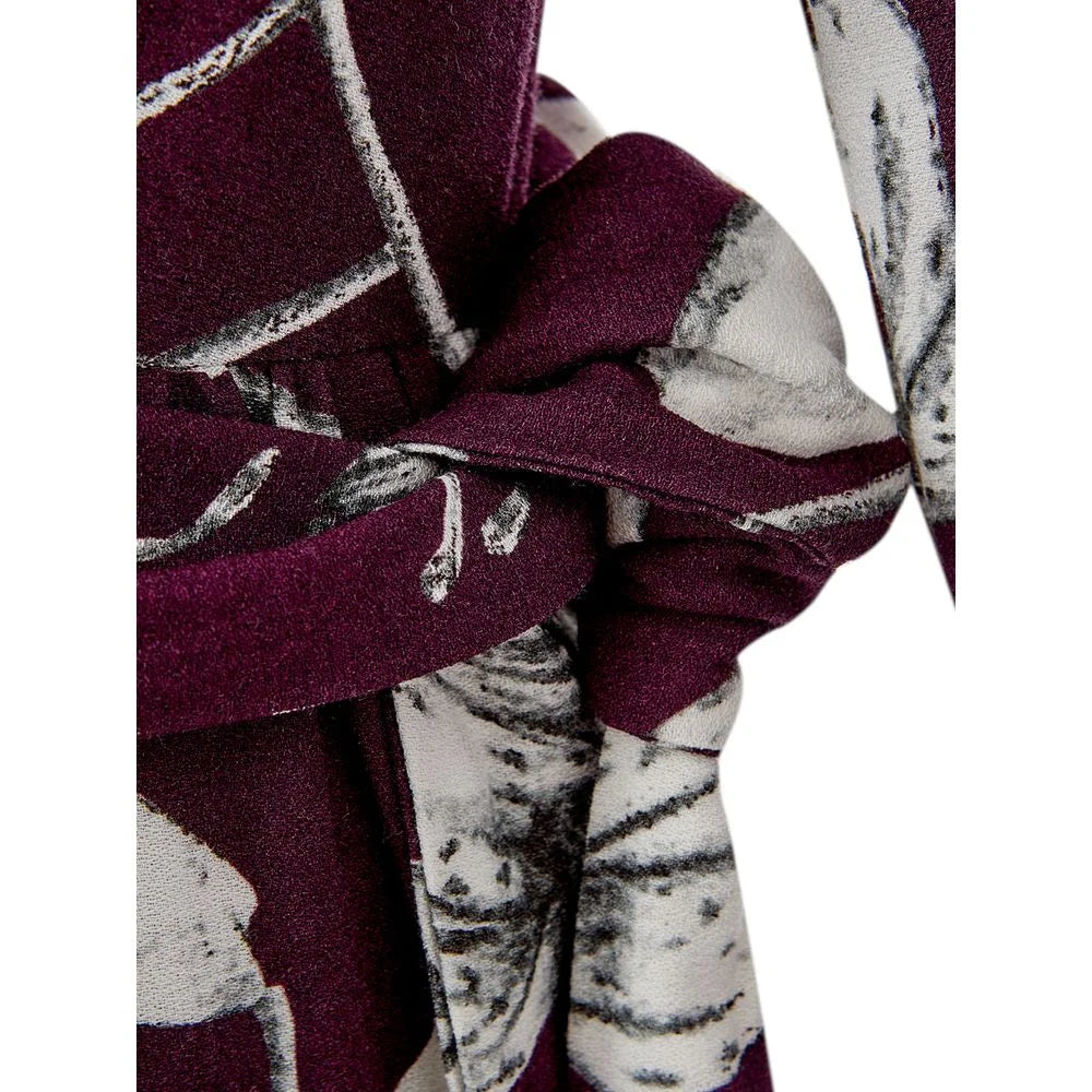 Lardini Elegant Purple Viscose Dress - IT40|S - Dresses