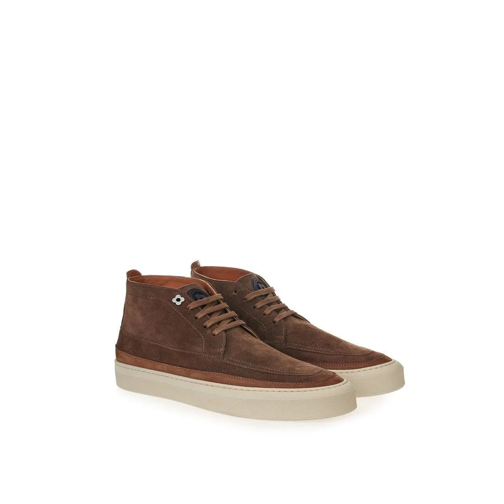 Lardini Elegant Suede Sneakers in Rich Brown - EU40/US7 - Sneakers