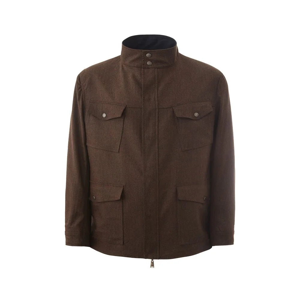 Lardini Elegant Wool Blue Jacket for Men - Coats & Jackets