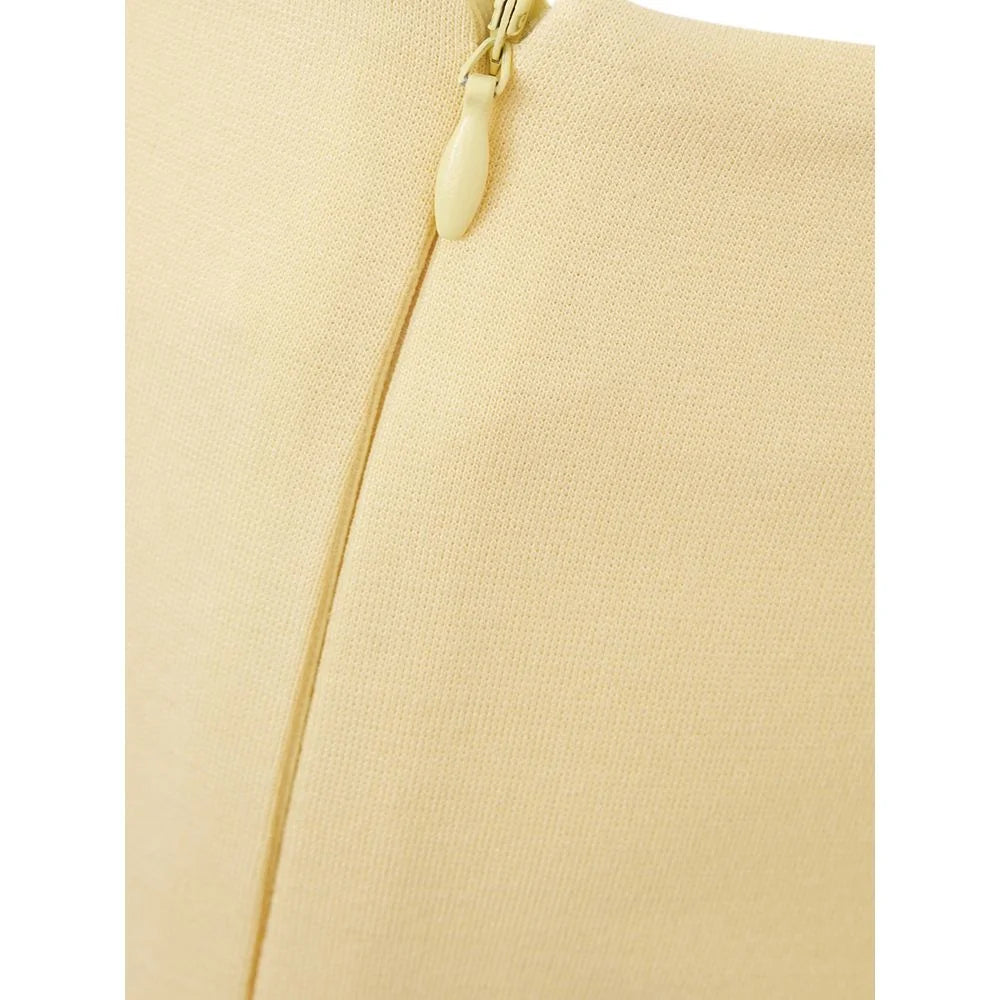 Lardini Elegant Yellow Viscose Skirt for Women - IT40|S - Skirts