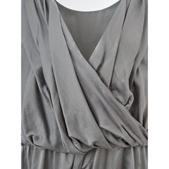 Lardini Gray Silk Long - IT40|S - Dresses