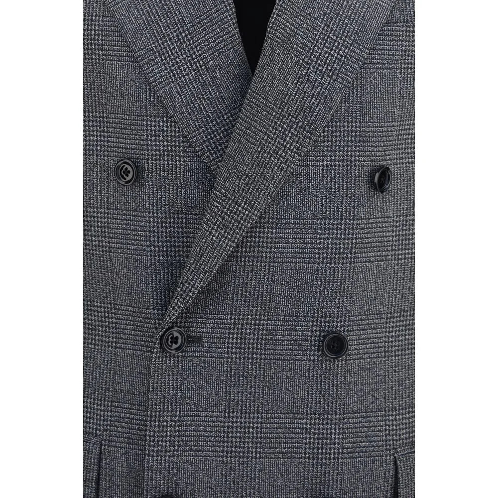Lardini Gray Wool Oves Aries Blazer