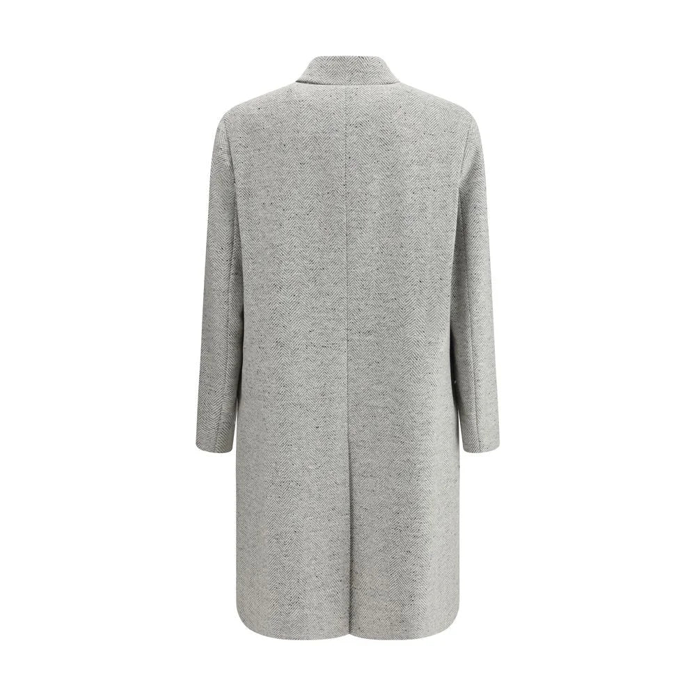 Lardini Herringbone patterned Coat - Overcoats