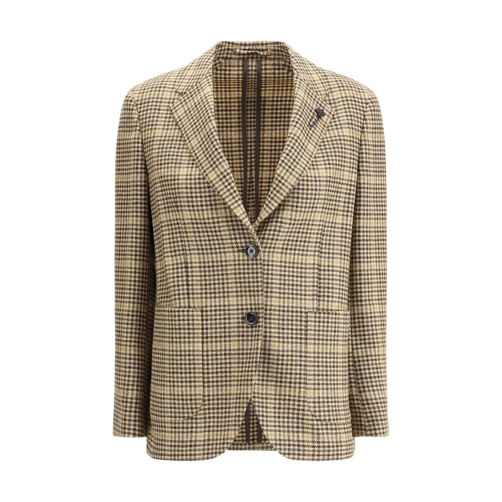 Lardini Houndstooth Blazer - Sport Jackets