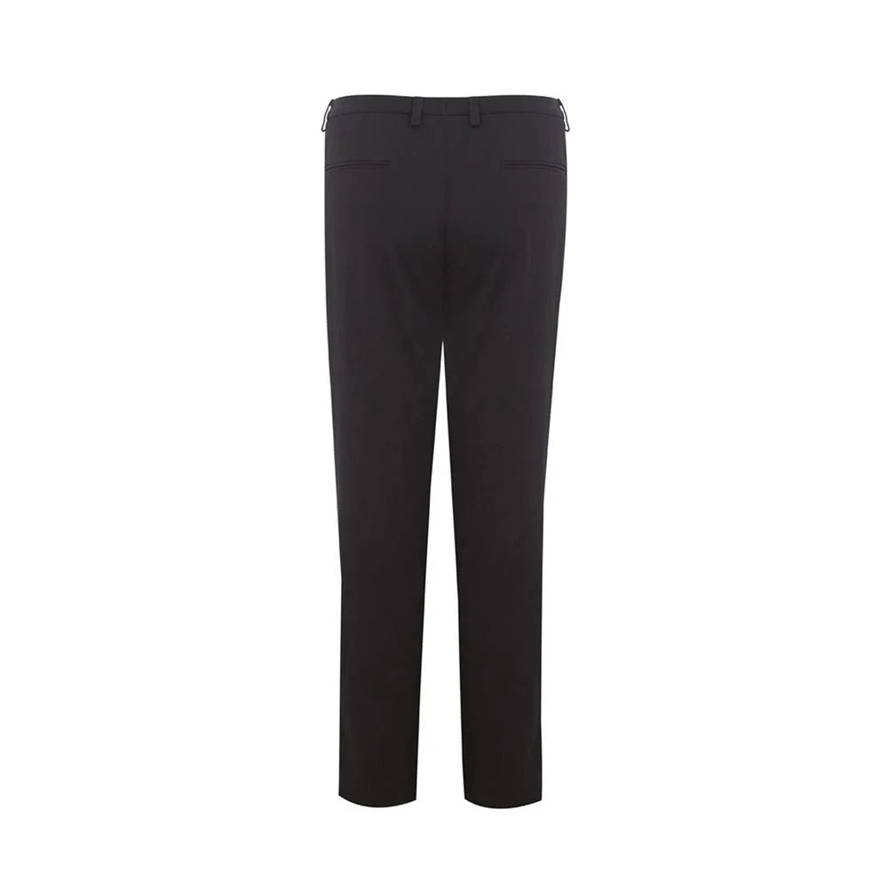 Lardini Italian Elegance Cotton Black Trousers - IT40|S - Trousers