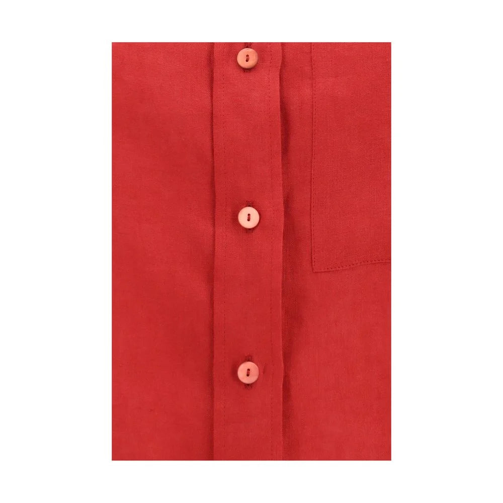 Lardini Multicolor Linen Dress Shirt - IT38 | S