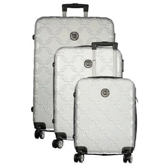 Laura Biagiotti Argento Poliuretano Women’s Travel Trolley Set