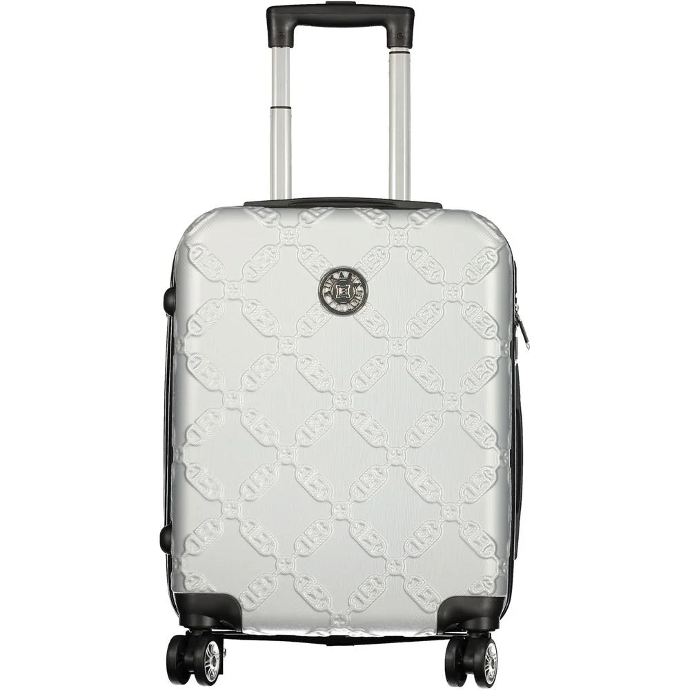 Laura Biagiotti Argento Poliuretano Women’s Travel Trolley Set