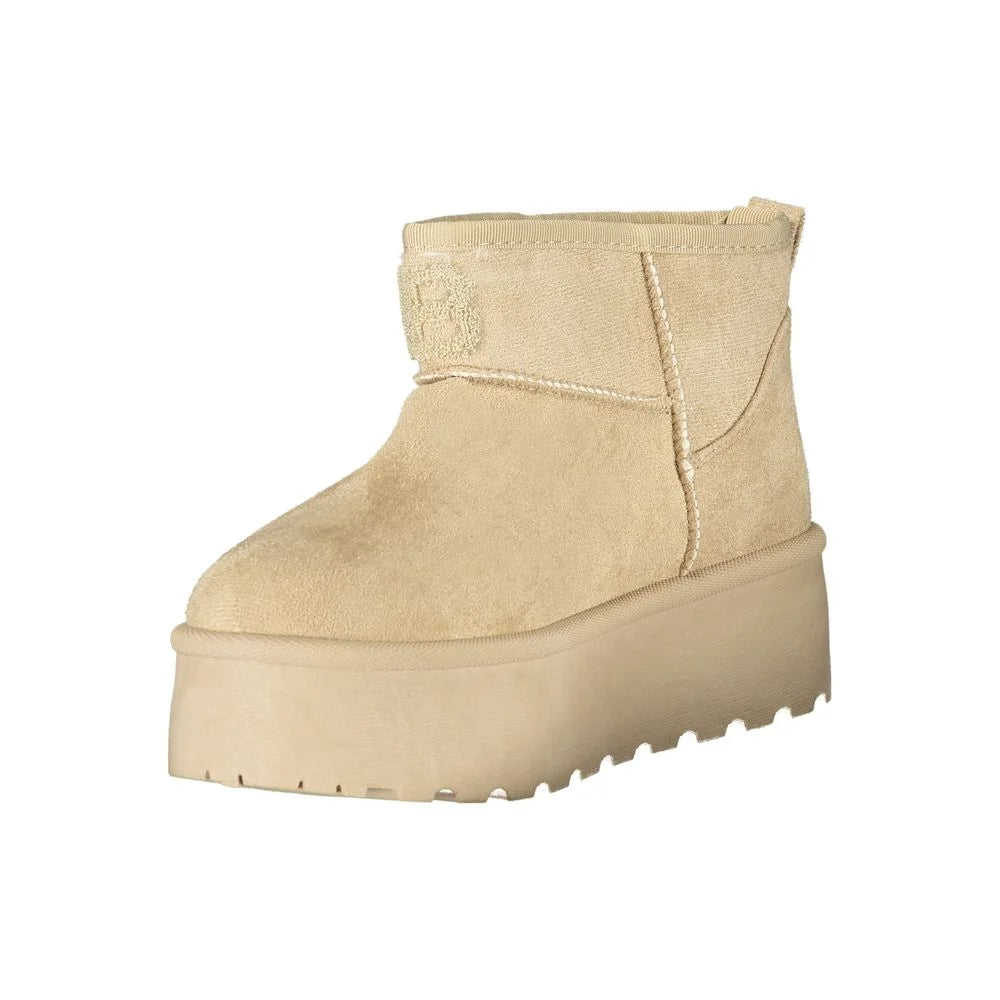 Laura Biagiotti Beige Polyester Women Boot - Boots