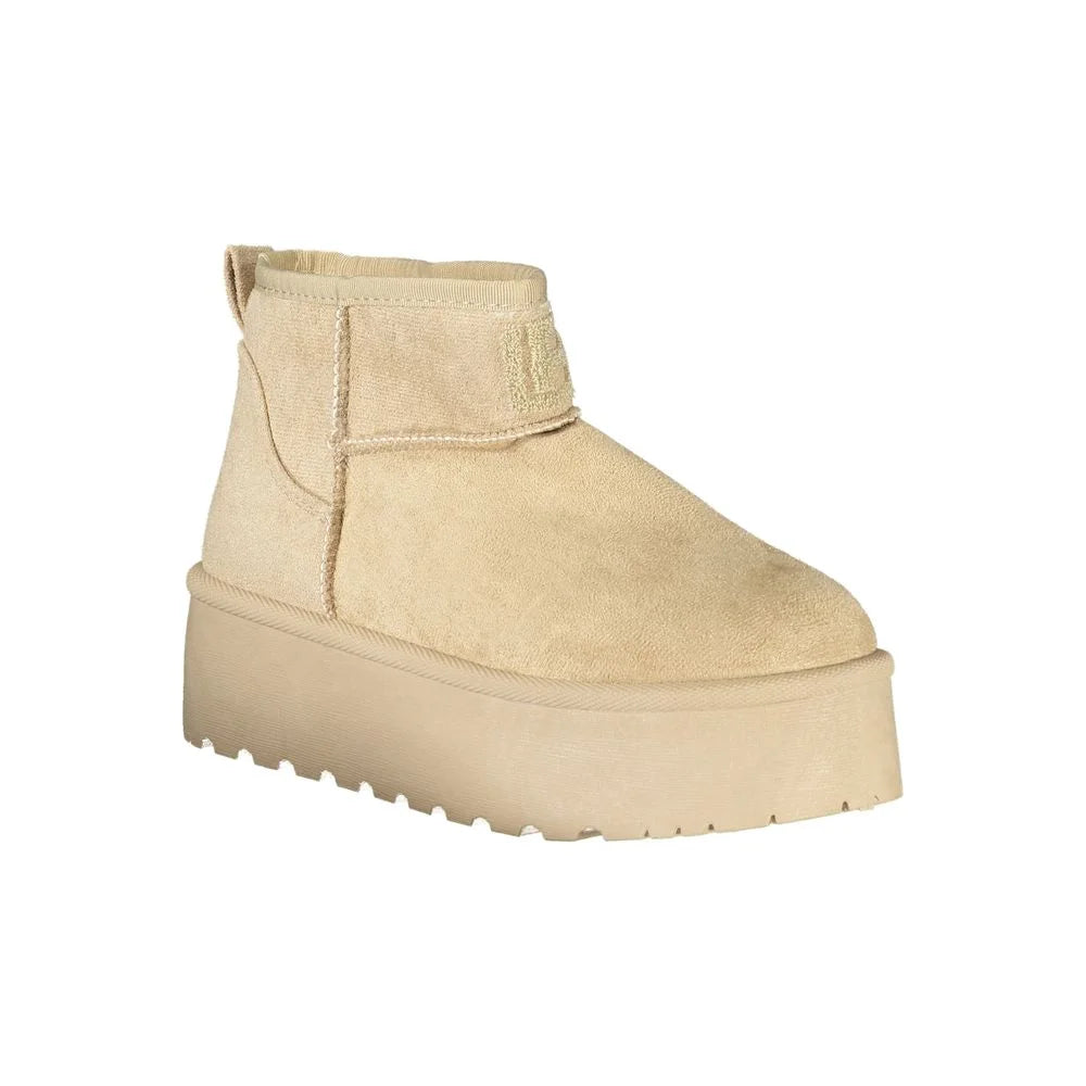 Laura Biagiotti Beige Polyester Women Boot - Boots