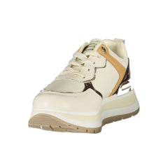 Laura Biagiotti Beige Polyester Women Sneaker - EU38/US8