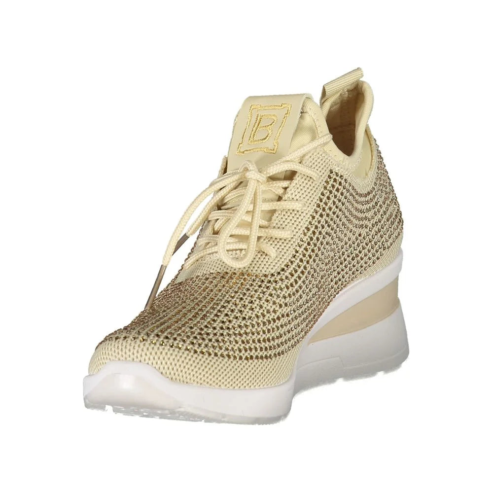 Laura Biagiotti Beige Polyester Women Sneaker - Sneakers