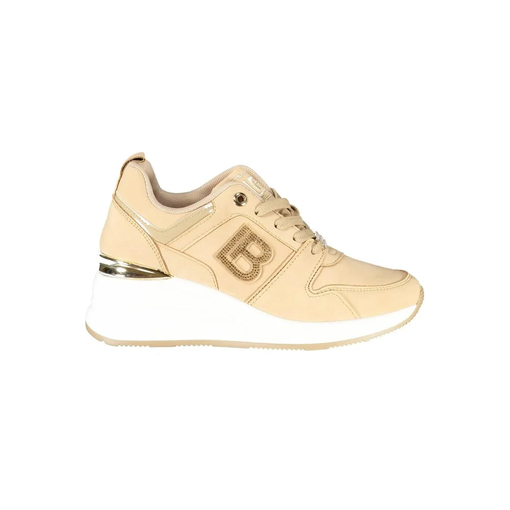 Laura Biagiotti Beige Polyester Women Sneaker - Sneakers
