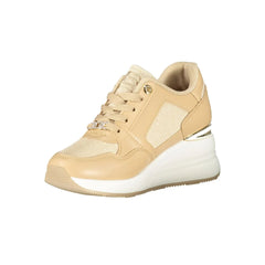 Laura Biagiotti Beige Polyester Women Sneaker - Sneakers