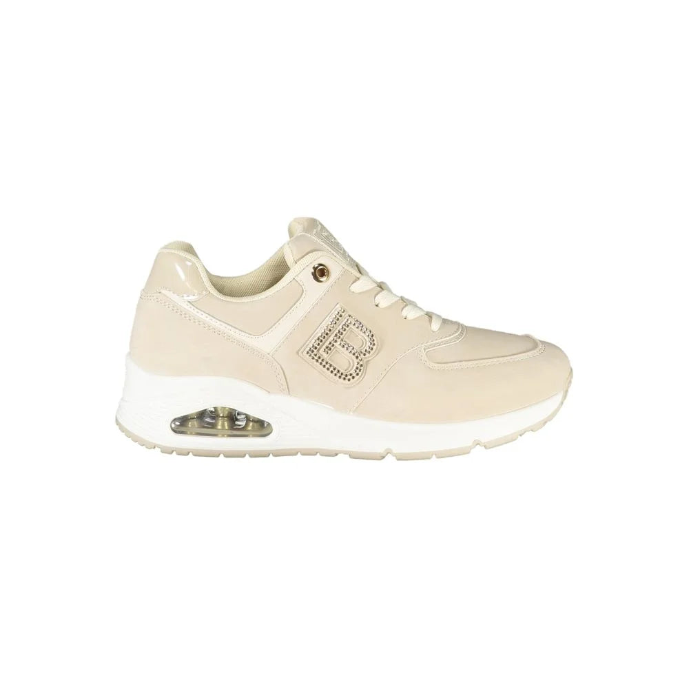 Laura Biagiotti Beige Polyester Women Sneaker - Sneakers