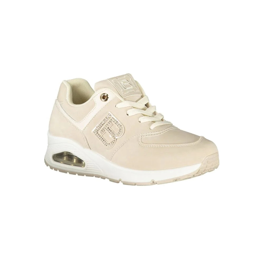 Laura Biagiotti Beige Polyester Women Sneaker - Sneakers