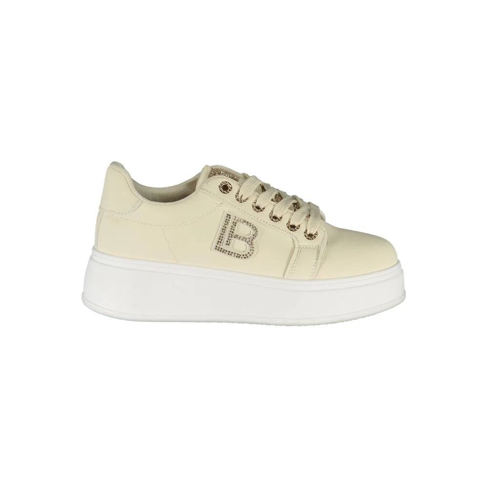 Laura Biagiotti Beige Polyester Women Sneaker - Sneakers