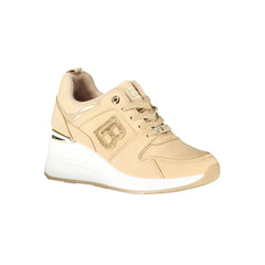 Laura Biagiotti Beige Polyester Women Sneaker - Sneakers