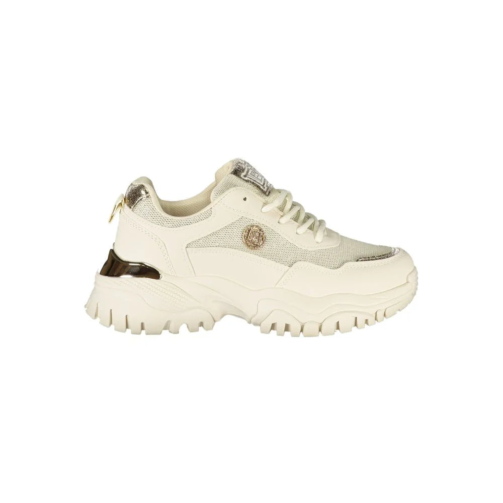 Laura Biagiotti Beige Polyester Women Sneaker - Sneakers