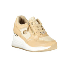 Laura Biagiotti Beige Polyester Women Sneaker - Sneakers