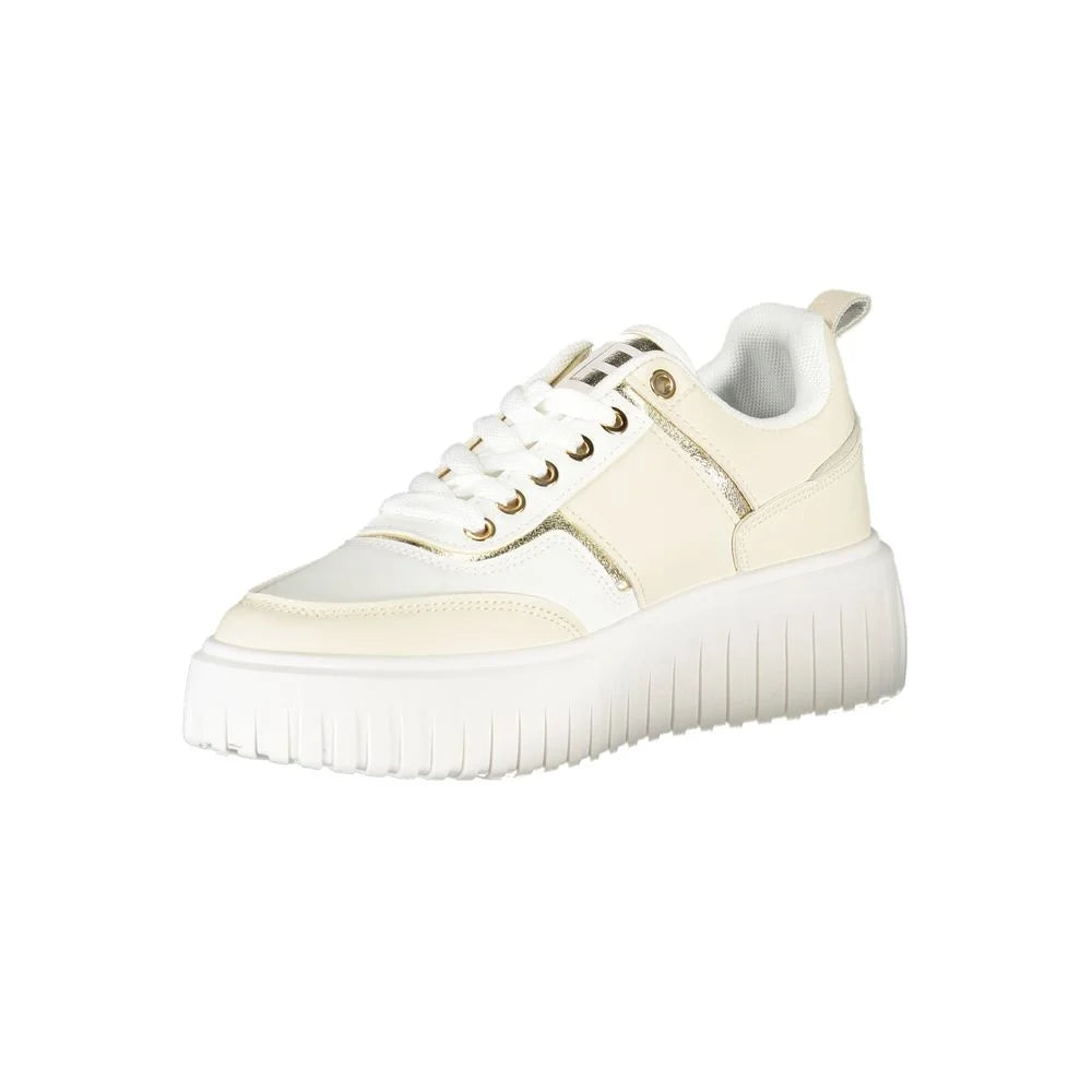 Laura Biagiotti Beige Polyester Women Sneaker - Sneakers