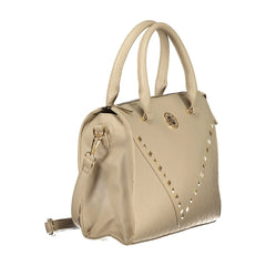 Laura Biagiotti Beige PVC Women Handbag - Satchel Bags