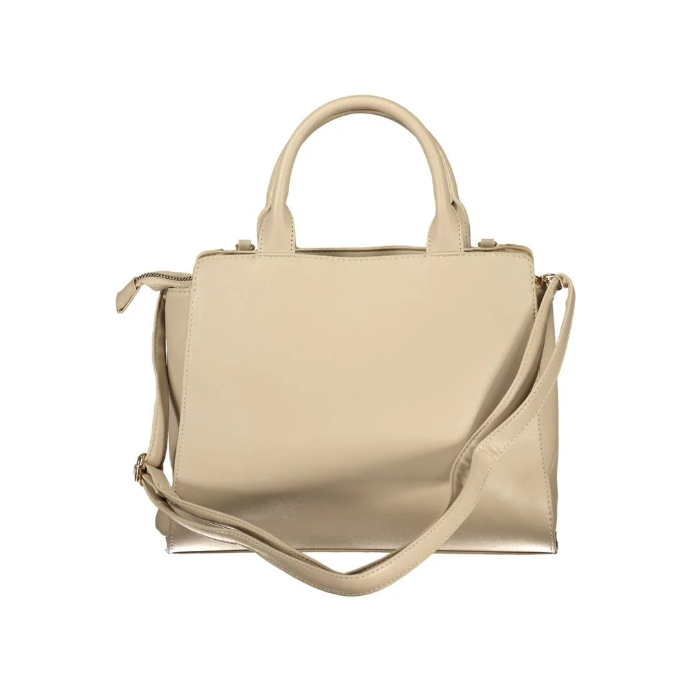 Laura Biagiotti Beige PVC Women Handbag - Shoulder Bags
