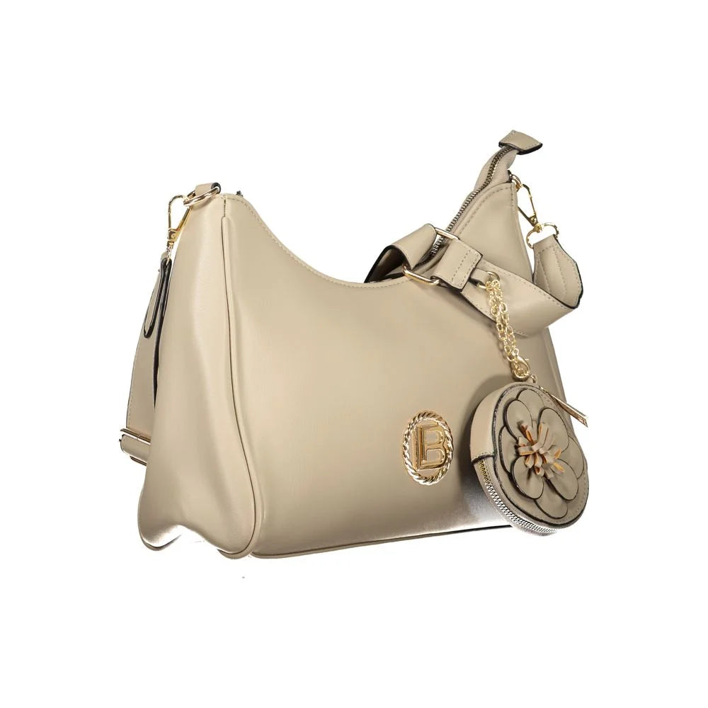 Laura Biagiotti Beige PVC Women Handbag - Shoulder Bags