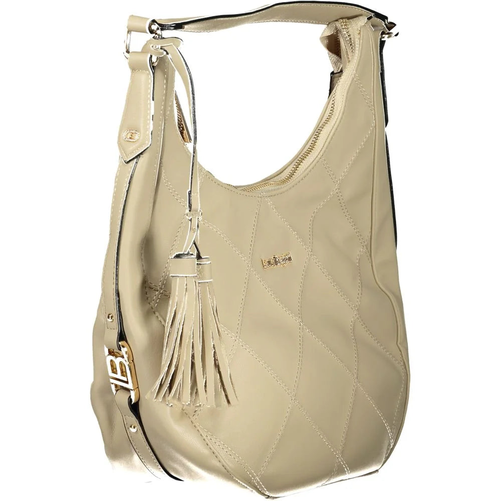 Laura Biagiotti Beige PVC Women Handbag - Shoulder Bags