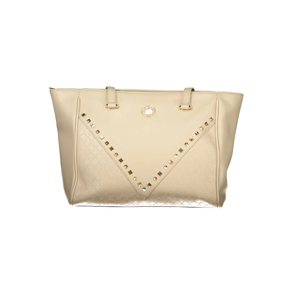 Laura Biagiotti Beige PVC Women Handbag - Shoulder Bags